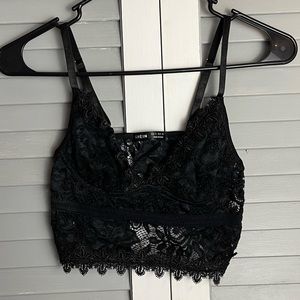 Lace Cropped Tank Top